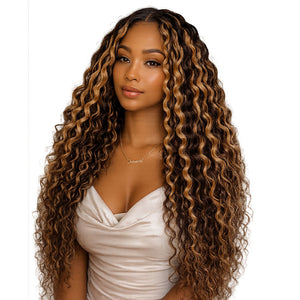 Deep Wave Crochet Hair 10A