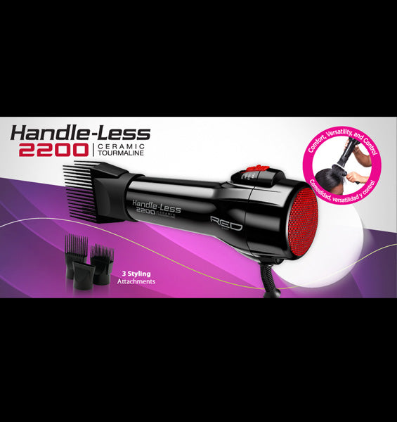 Red by KISS Handle-Less 2200 Ceramic Tourmaline Dryer