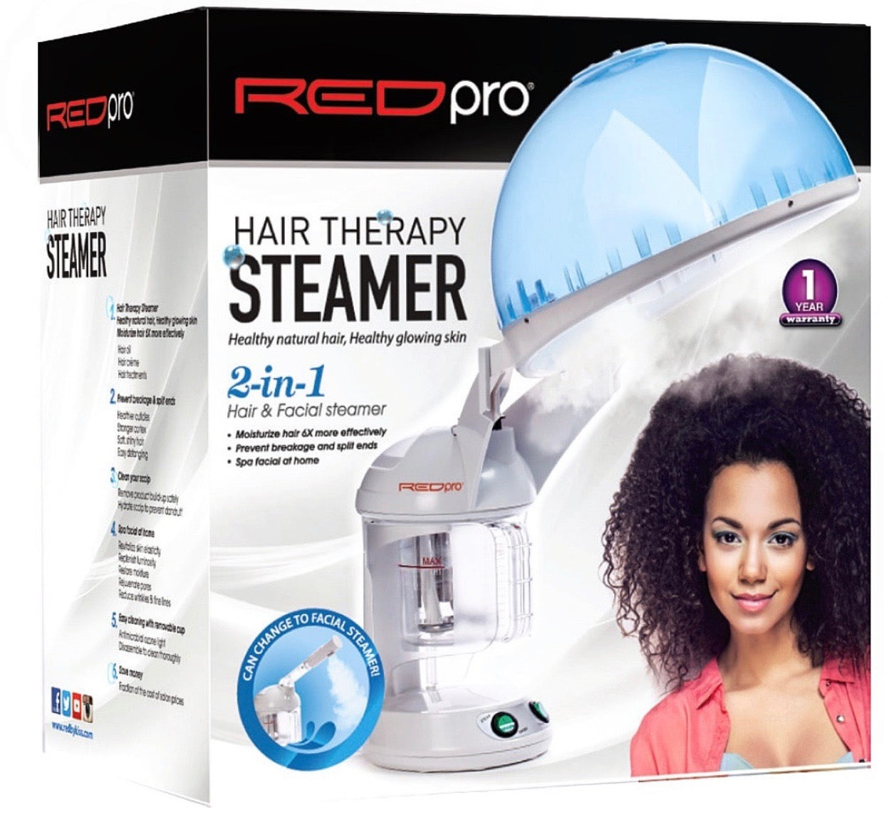 Red by KISS Hair Therapy Steamer